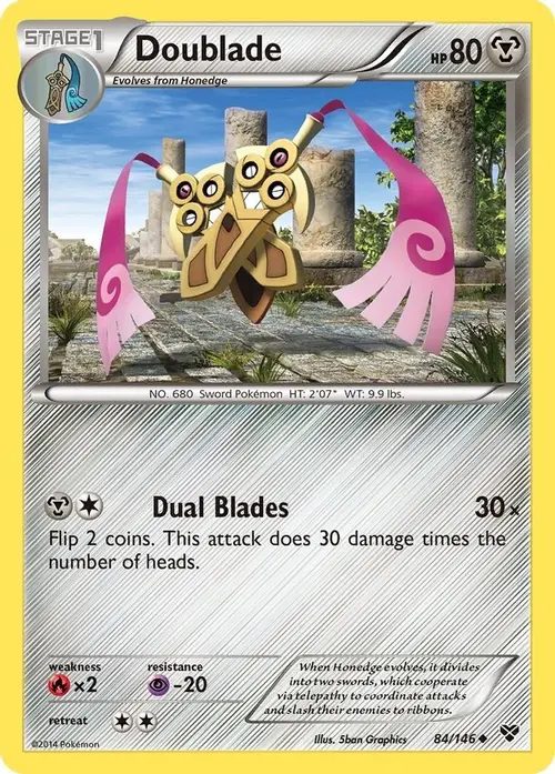 Doublade card art
