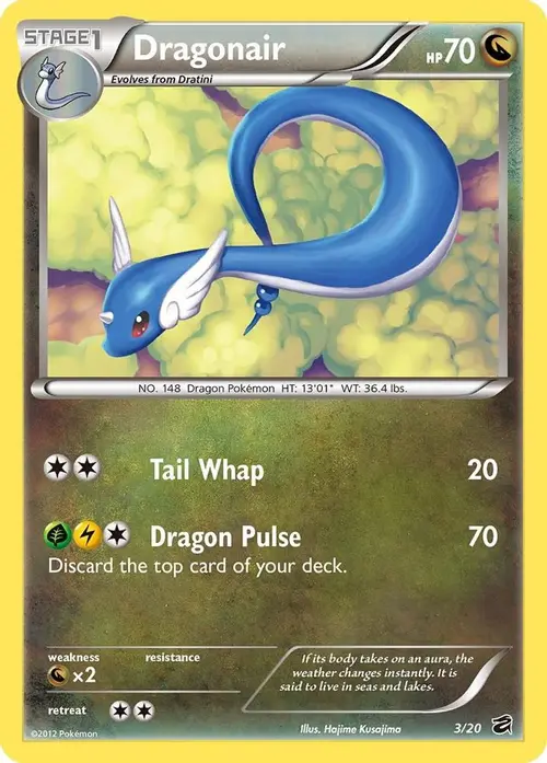 Dragonair (3) card art