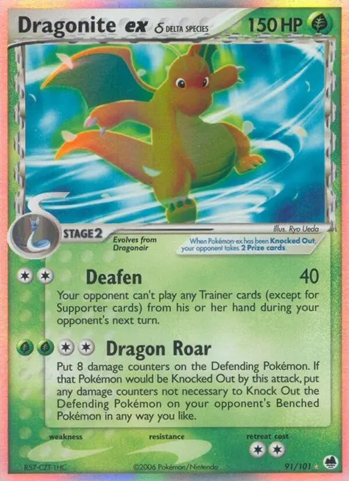 Dragonite ex (Delta Species) card art