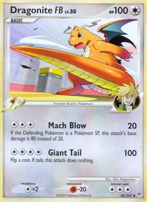 Dragonite FB card art