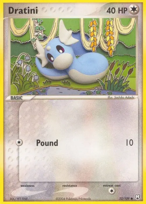 Dratini - 052/109 card art