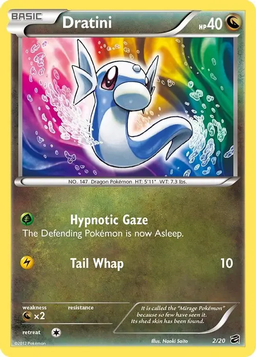 Dratini (2) card art