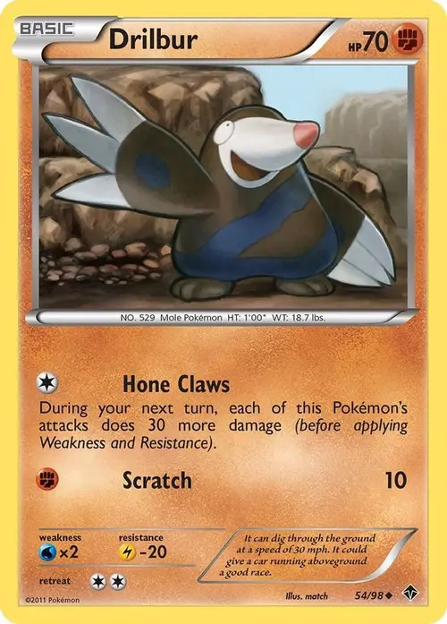 Drilbur (54) card art