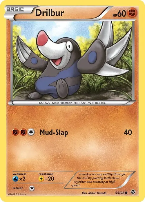 Drilbur (55) card art