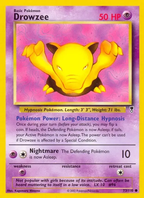 Drowzee card art