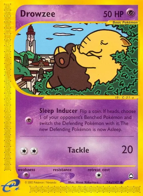 Drowzee (74a) card art