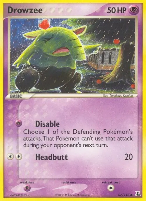 Drowzee card art