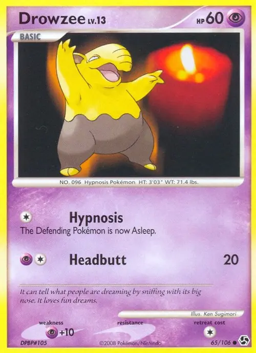 Drowzee card art