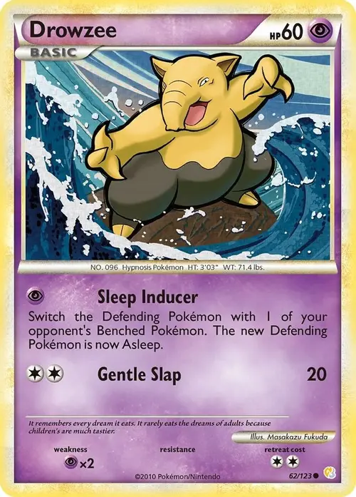 Drowzee card art