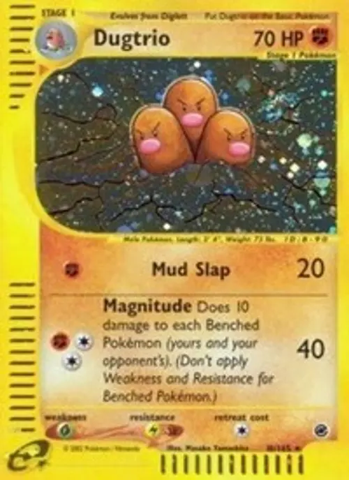 Dugtrio (10) card art