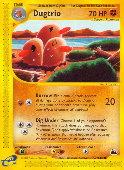 Dugtrio card art