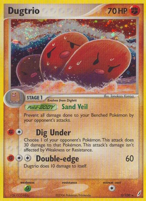 Dugtrio card art