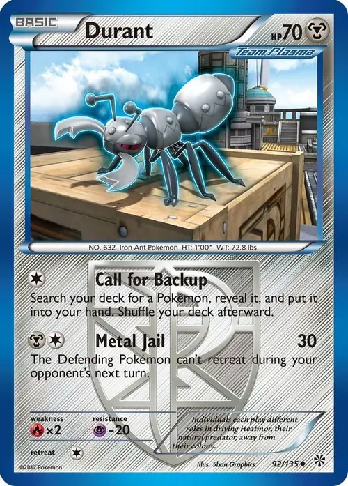 Durant (Team Plasma) (92) card art