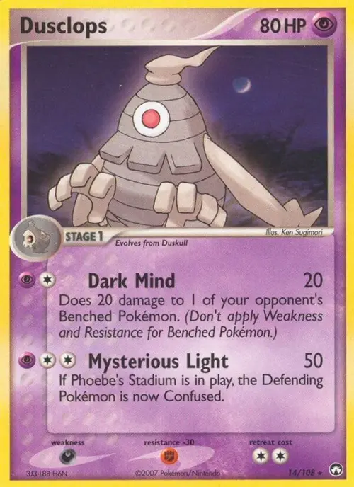 Dusclops card art