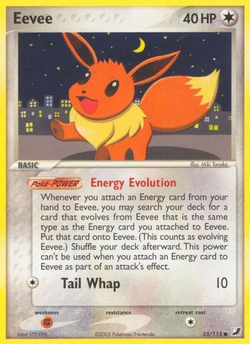 Eevee card art