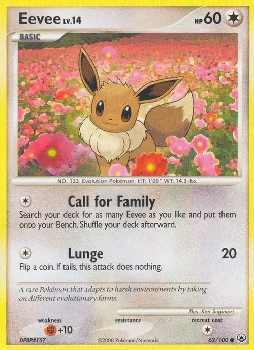Eevee (62) card art