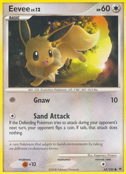 Eevee (63) card art
