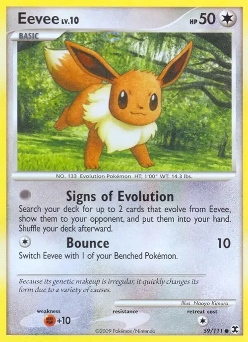 Eevee card art