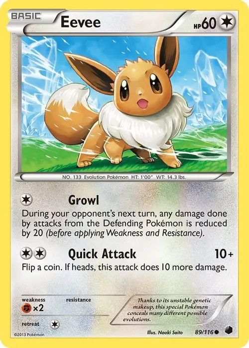 Eevee (89) card art