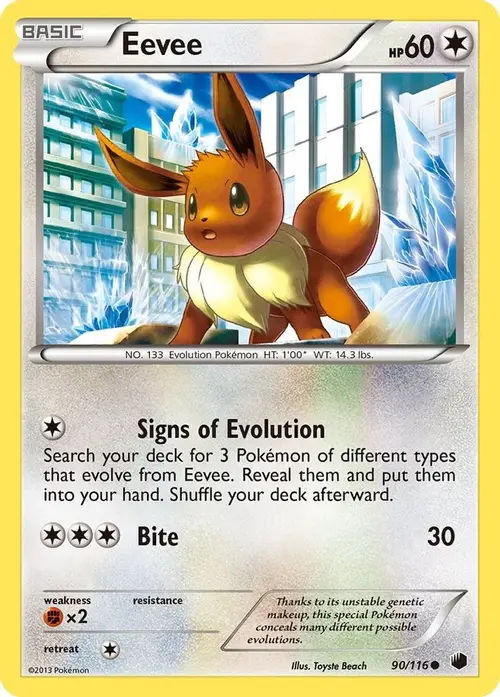 Eevee (90) card art