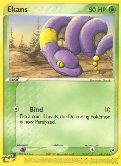 Ekans card art