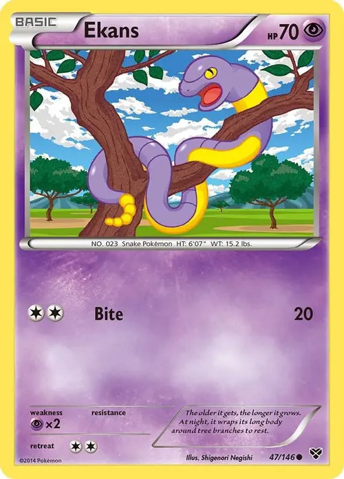 Ekans card art