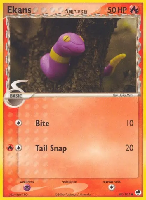 Ekans (Delta Species) card art