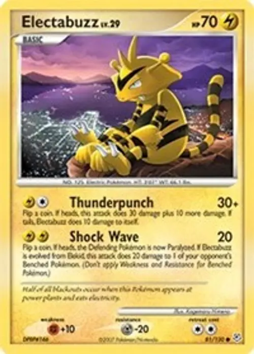 Electabuzz card art