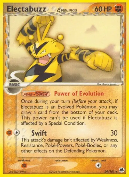 Electabuzz (Delta Species) card art