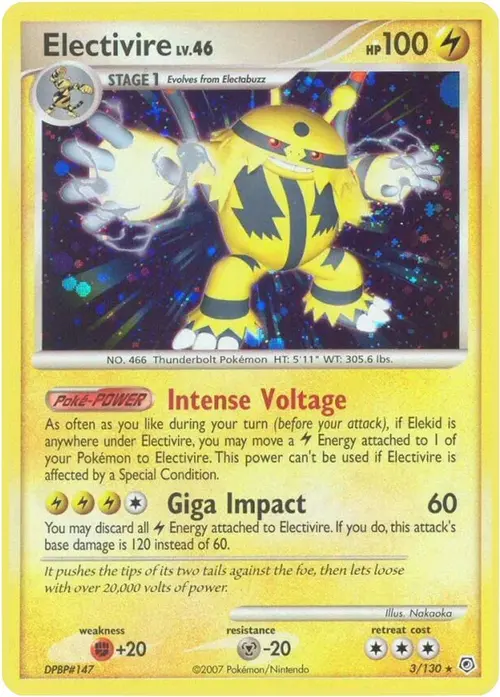 Electivire card art