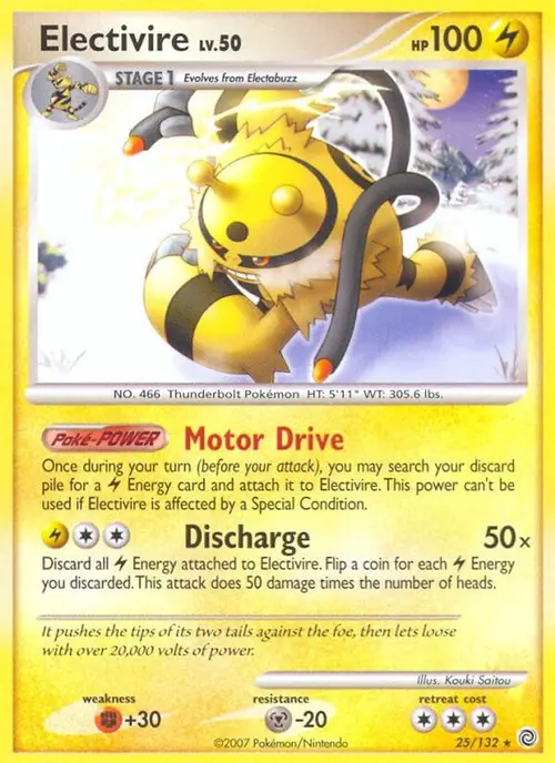 Electivire card art