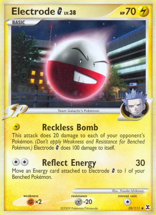 Electrode G card art