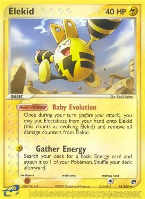 Elekid card art