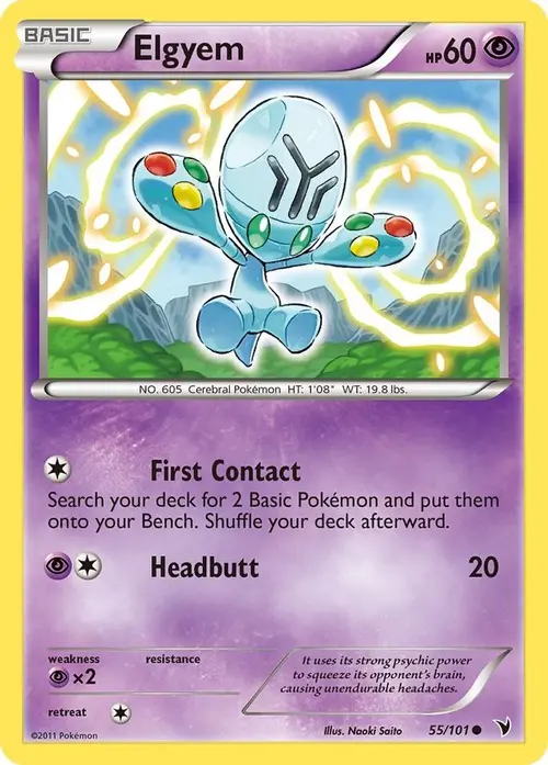 Elgyem (55) card art