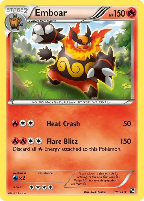 Emboar (19) card art