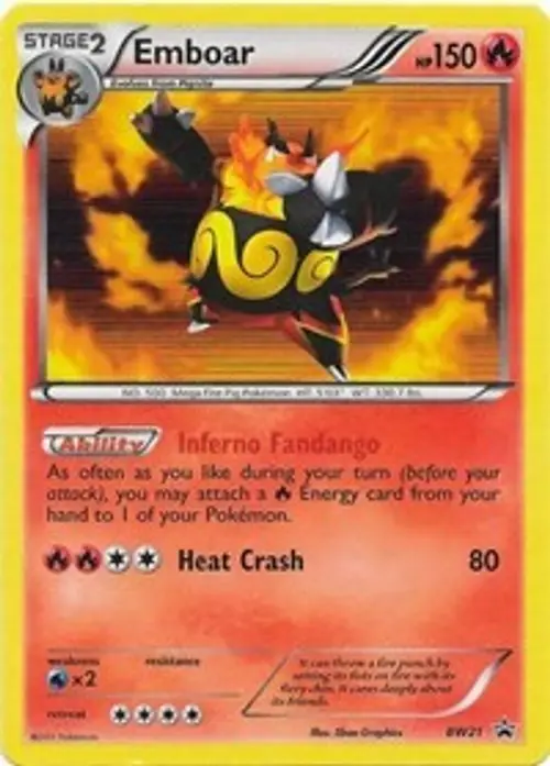 Emboar - BW21 card art