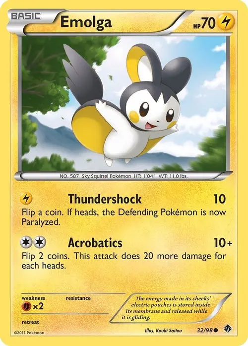 Emolga card art