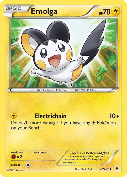 Emolga card art