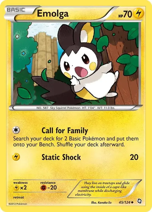 Emolga card art
