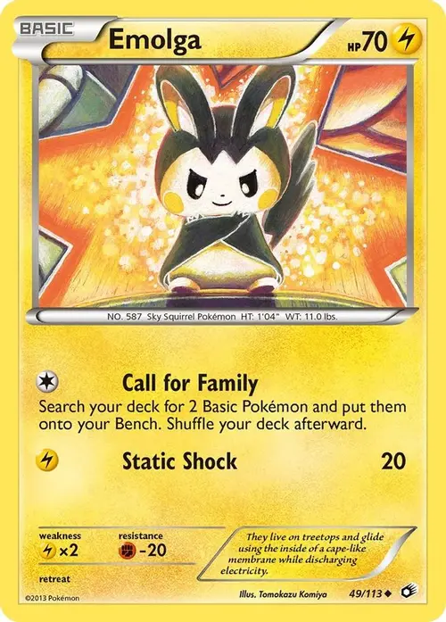 Emolga card art