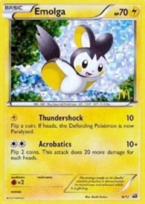 Emolga - 6/12 card art