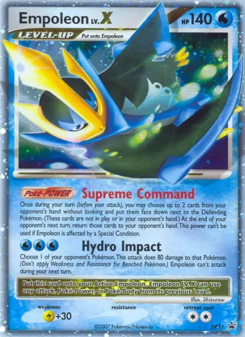 Empoleon LV.X - DP11 card art