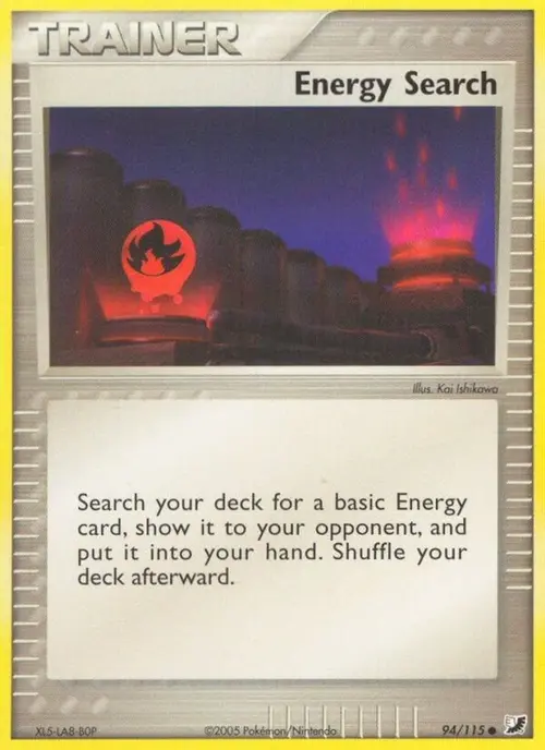 Energy Search card art