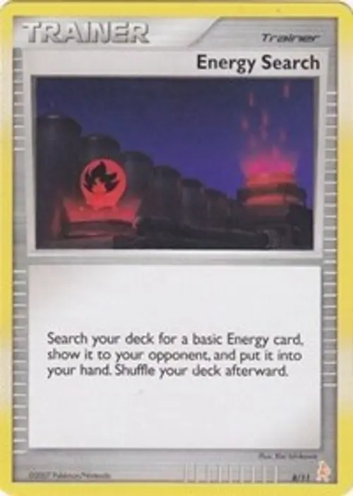 Energy Search (Lucario) card art