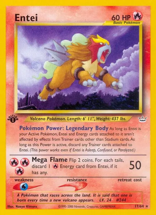 Entei (17) card art