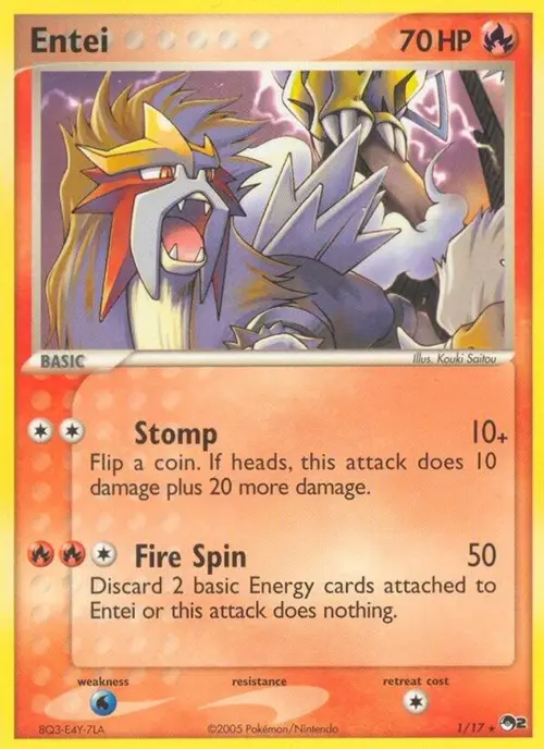 Entei card art