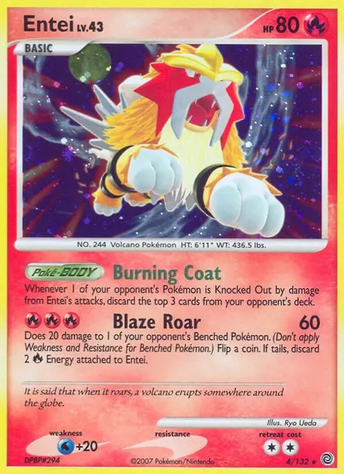 Entei card art