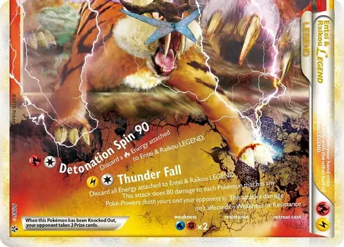 Entei & Raikou Legend (bottom) card art