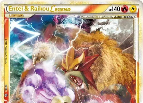 Entei & Raikou Legend (top) card art