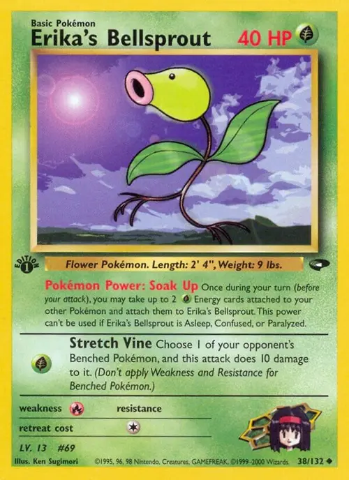 Erika's Bellsprout card art